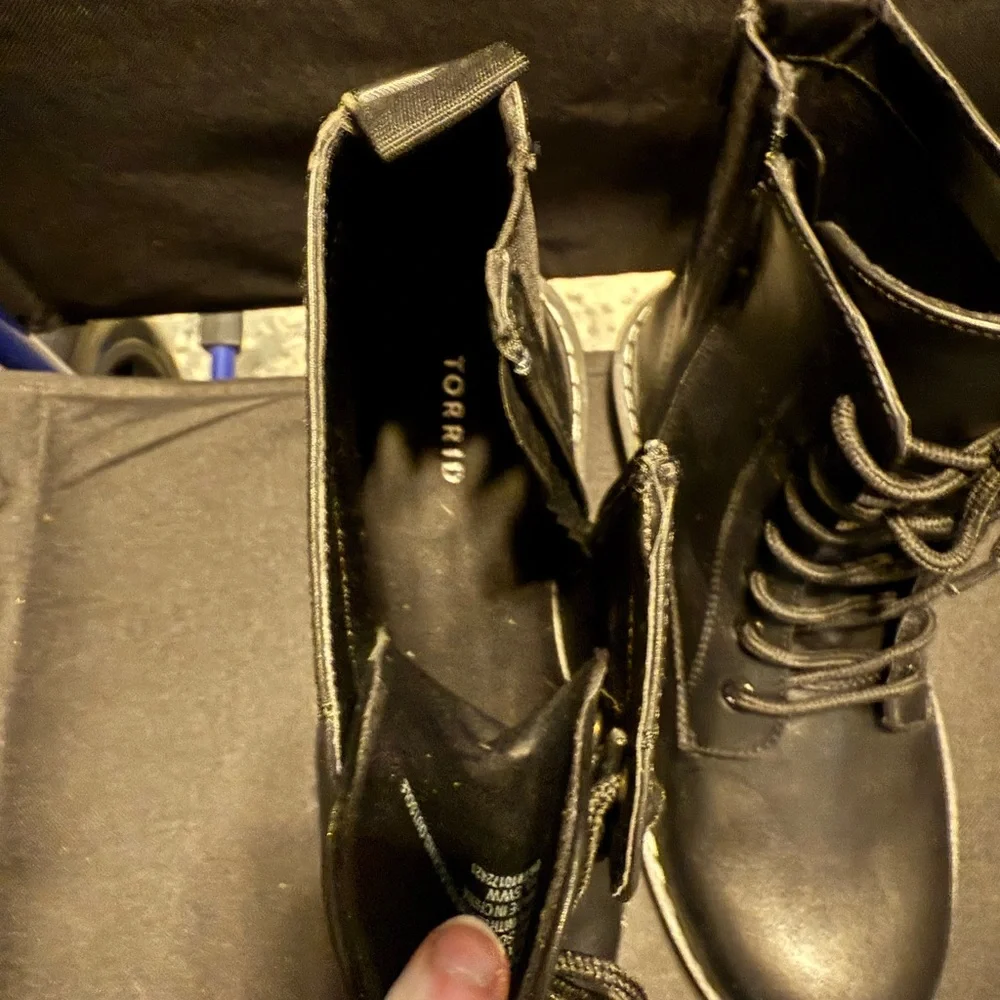 Torrid Stevie Lace-Up Combat Boot (WW) - Picture 2 of 7